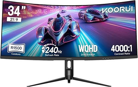 KOORUI 34 G3441XC WQHD 240HZ