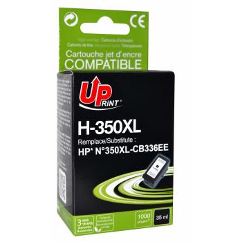Мастилница за струен принтер UPRINT H-350XL, HP, Черен