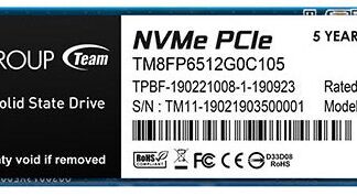 TEAM SSD MP33 512G M2 PCI-E