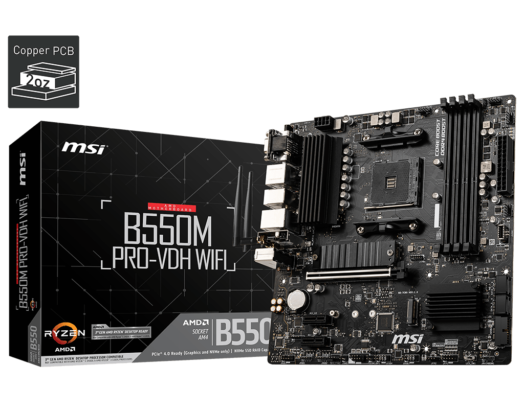 MSI B550M PRO-VDH WIFI /AM4