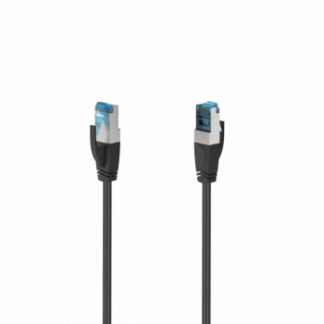 Мрежов пач кабел HAMA S/FTP, CAT 6a, RJ-45 - RJ-45, 10Gbit/s, 1.5 m, Черен