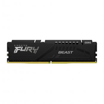 Памет Kingston FURY Beast Black 8GB DDR5 5200MHz CL40, Intel XMP - KF552C40BB-8