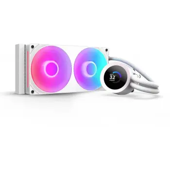 Охладител за процесор NZXT Kraken Plus 240 RGB LCD Display - White