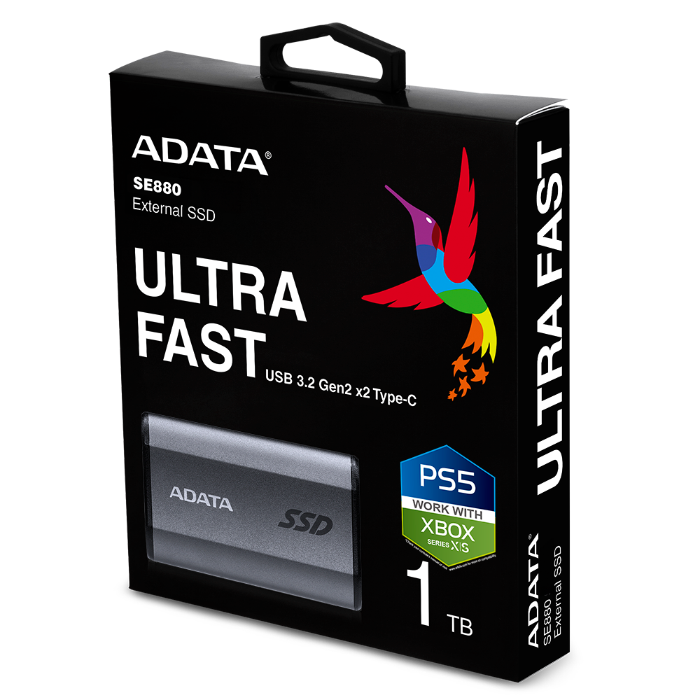 ADATA EXT SSD SE880 1T GRAY