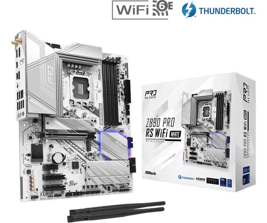ASROCK Z890 PRO RS WIFI WHITE
