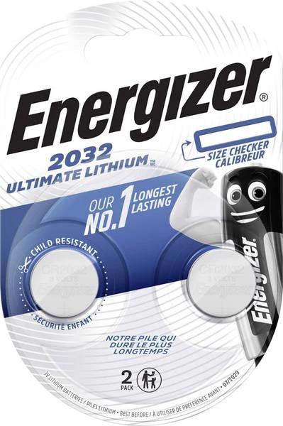 2 X LITH BATT ENER CR2032 ULTI