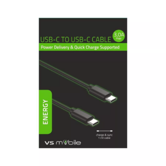 VSM CABLE USB-C - USB-C 1M BK