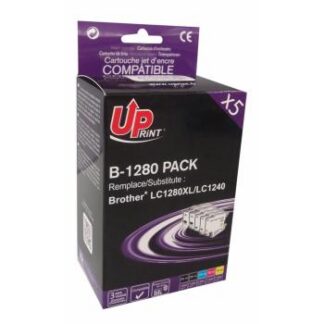 Мастилница UPRINT LC1280XL / LC1240, BROTHER, (BK+C+M+Y)