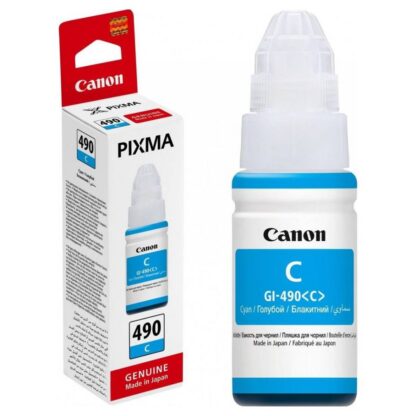 Мастило Canon GI-490 Cyan / Оригинал / Циан / 7000 страници