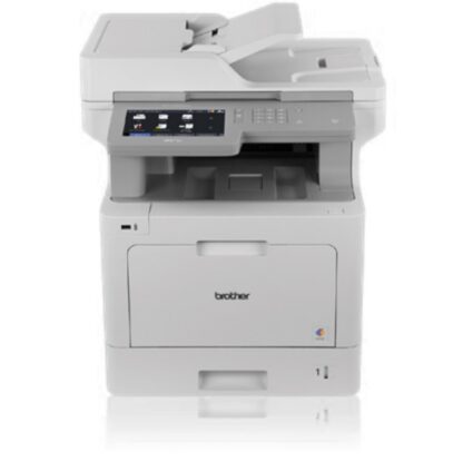 Лазерно цветно МФУ Brother MFC-L9570CDW / Цветен лазерен / A4, A5 / 31 ppm / 1200×1200 dpi / WiFi / Gigabit Ethernet / USB 2.0 / NFC / Автоматичен двустранен печат / ADF / Fax / Сензорен екран