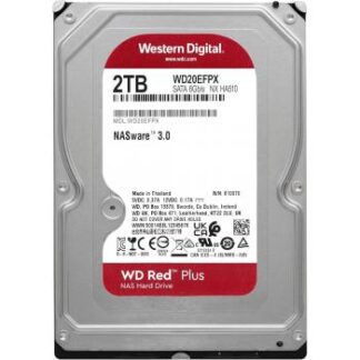 Хард диск WD Red PLUS NAS, 2TB, 5400rpm, 64MB, SATA 3