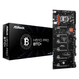 Дънна платка ASRock® H510 Pro BTC+ / Специализирана за крипто-майнинг / LGA1200 / 6x PCIe