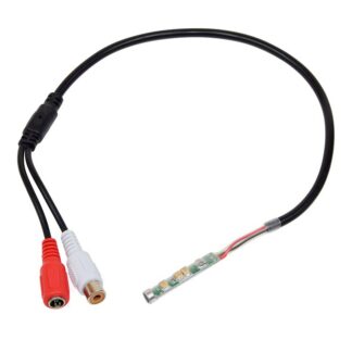 Микрофон за видеонаблюдение CS06X / 9-12V / 18mA / RCA / За DVR