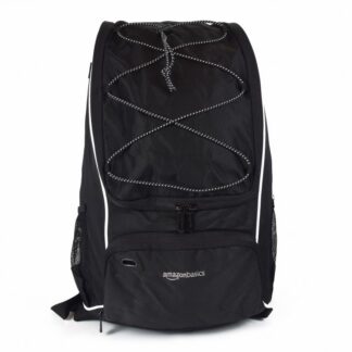 Спортна раница Amazon Standard / 34.3 x 24.1 x 50.8 cm / 600D рипстоп полиестер / Черна