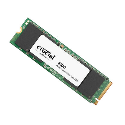 Твърд диск SSD Crucial E100 / 480GB / M.2 2280 / NVMe PCIe Gen4 / 60 TBW