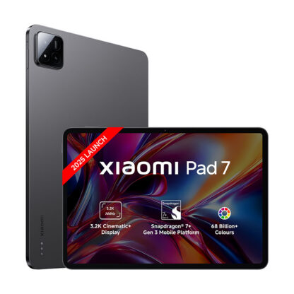 Таблет Xiaomi Pad 7 / 11.2`` IPS / 3200x2136 / 144Hz / Snapdragon 7+ Gen 3 (1 физическо ядро / 3 логически ядра) / 8GB RAM / 256GB памет / 8850mAh / Сив