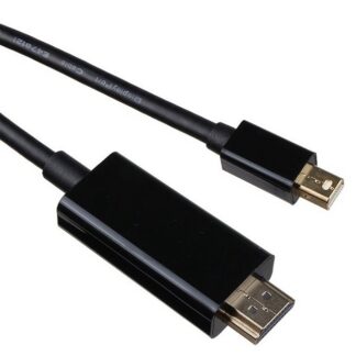 Преходник DisplayPort Mini M - HDMI M / 1.8 m / 4K / Позлатен