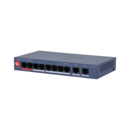 Мрежово устройство управляем комутатор/switch DAHUA CS4010-8ET2GT-110 / 10-порта / 8x PoE