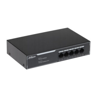 Мрежово устройство комутатор/switch Dahua DH-SG1005LP / 5-портов / 4x PoE