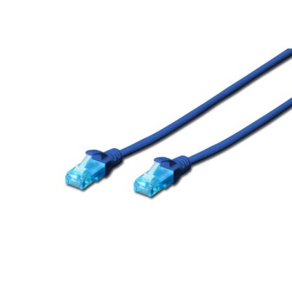 Пач кабел Assmann UTP Cat.6 / 0.5 m / Син