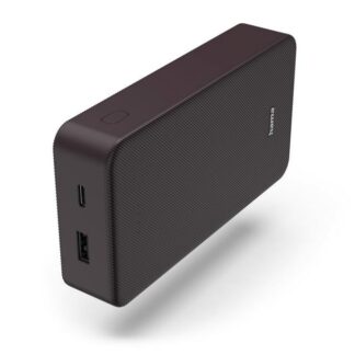 Преносима външна батерия HAMA Power Colour 20 / 20,000 mAh / 2 порта / LED индикатор