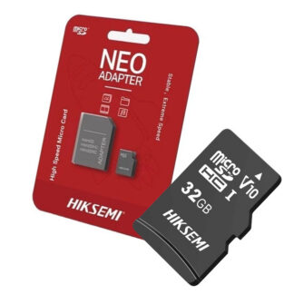 Преносима MicroSD карта памет HIKSEMI HS-TF-C1 MicroSDXC / 32GB / Class 10 U1 / 92 MB/s четене / 15 MB/s запис / + SD адаптер