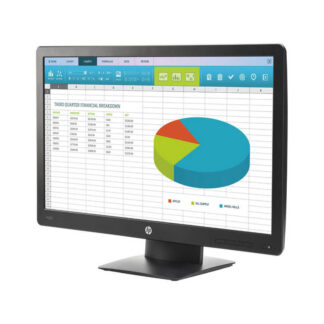 Реновиран монитор HP ProDisplay P203 / 20`` / 1600x900 / TN / VGA + DisplayPort / Черен / Клас А-