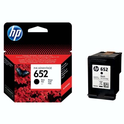Мастилена глава HP 652 Black / Оригинал / Черен / 360 страници