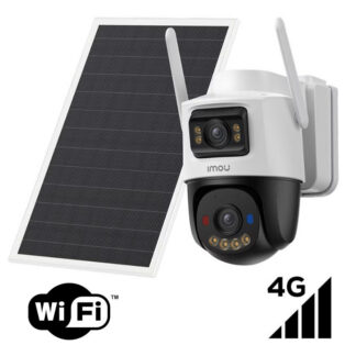 Камера за видеонаблюдение IMOU AOV Dual IPC-SA70F-10M0T2-EU / 10MP (2 × 5MP) / 2.8 + 2.8 mm / Wi-Fi + 4G / Соларно захранване