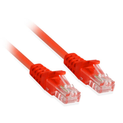 Мрежови пач кабел FTP Cat.5e / 7.5 m / Червен / Екраниран