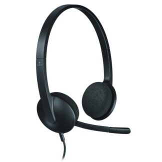 Слушалки с микрофон Logitech H340 USB / USB / Шумопотискащ микрофон