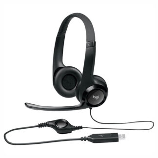 Слушалки с микрофон Logitech H390 USB / USB / Шумопотискащ микрофон
