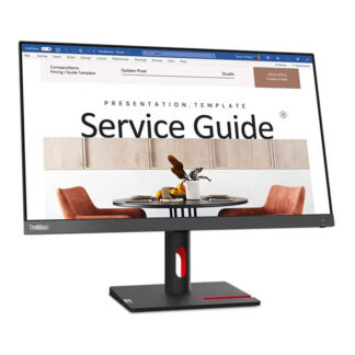 Монитор Lenovo ThinkVision S24i-30 / 23.8`` / FHD / IPS / 1920x1080 / 100Hz / 4ms / HDMI + VGA / Черен