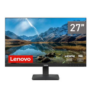 Монитор Lenovo ThinkVision S27-4e / 27`` / FHD / IPS / 1920x1080 / 100Hz / 4ms / HDMI + VGA / Черен