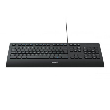Компютърна клавиатура с кабел Logitech K280e / USB / Устойчива на заливане