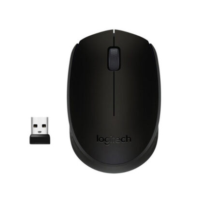 Безжична компютърна мишка Logitech M170 / Оптична / 1000 dpi / USB приемник / 12 месеца