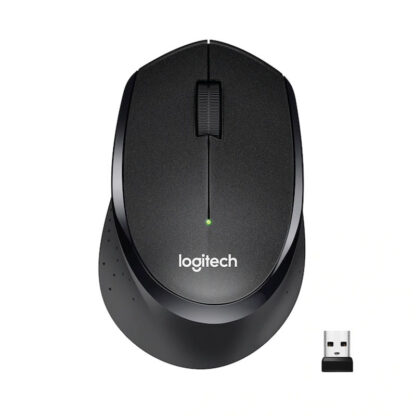 Безжична компютърна мишка Logitech M330 Silent / Оптична / 1000 dpi / USB приемник / Безшумни бутони