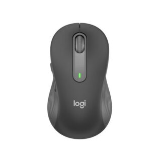 Безжична компютърна мишка Logitech Signature M650 L Bluetooth / Оптична / 4000 dpi / USB приемник + Bluetooth / Безшумни бутони