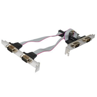 Разширителна платка MAKKI PCI-E Card 4 x RS232 / PCI-E x1 / 4x DB-9