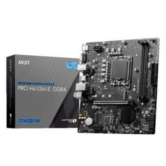 Дънна платка MSI PRO H610M-E DDR4 / Micro ATX / Intel® H610 / LGA1700 / DDR4