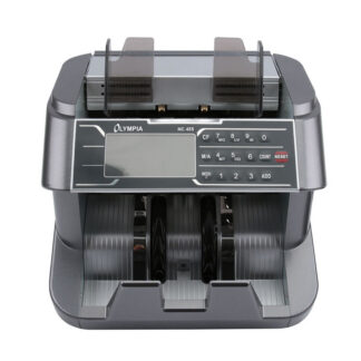 Машина за броене на банкноти OLYMPIA NC 455 / 1000 банкноти/мин / UV/MG/IR/DD / LCD дисплей