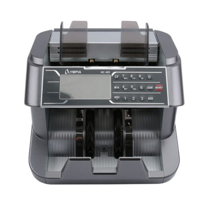 Машина за броене на банкноти OLYMPIA NC 455 / 1000 банкноти/мин / UV/MG/IR/DD / LCD дисплей