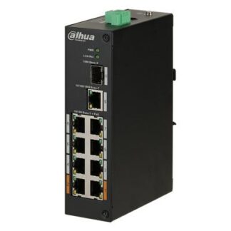 Мрежово устройство индустриален PoE комутатор PFS3110-8ET-96-V2 / 10-портов / 8x PoE