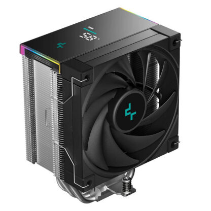 Охладител за процесор DeepCool AK500S Digital SE / 240W / 120mm / 5 топлинни тръби / 4-pin PWM / Дигитален дисплей / A-RGB