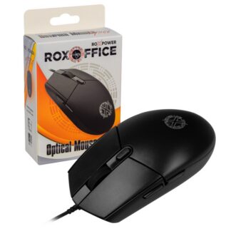 Компютърна мишка ROXPOWER ROXOFFICE M306 / Оптична / 800-2400 dpi / USB 2.0 / 6 бутона / Кабелна