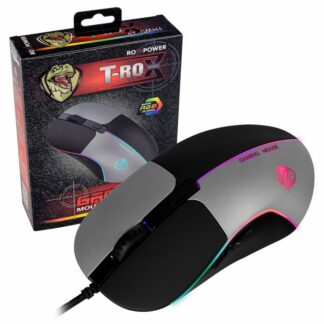 Гейминг компютърна мишка ROXPOWER T-ROX STGM066 / Оптична / 800-6400 dpi / USB 2.0 / 7 бутона / RGB