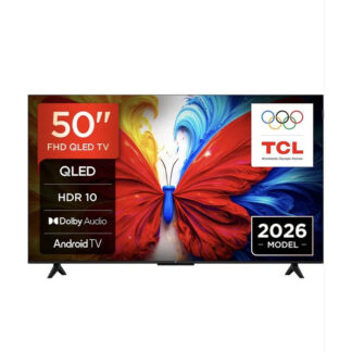 SMART телевизор TCL QLED 50S5L / 50`` / FHD / QLED / 60Hz / 9ms / Google TV / 2x HDMI / 2x USB / Wi-Fi / Bluetooth / 20W / 2026 модел