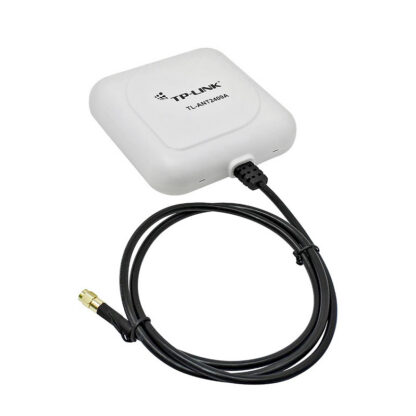 Насочена антена TP-Link / 2.4 GHz / 9 dBi / RP-SMA мъжки / 100 cm кабел / 120x120x40 mm