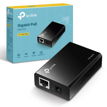 PoE инжектор TP-Link TL-PoE150S / 1 порт / 15.4W / 802.3af / Gigabit