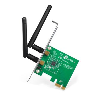 Безжичен мрежов адаптер TP-LINK TL-WN881ND / PCI Express x1 / 300 Mbps / 2.4 GHz / 2x 2 dBi антени